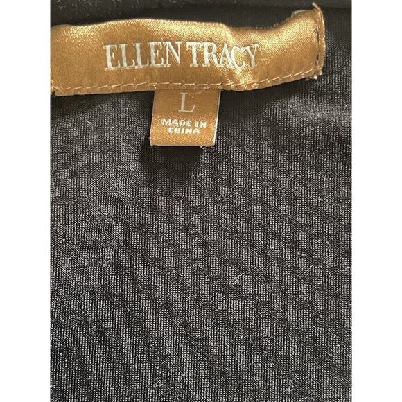 ELLEN TRACY Women’s Size L Dress Short Sleeve Knee Length Bodycon Cinching - Picture 9 of 9